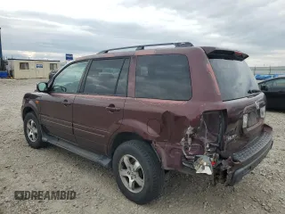 2007 Honda Pilot EX-L z VIN 2HKYF18517H507333, wystawiony jako Copart lot #55646695 z przebiegiem 298 414 mil mil oraz Szkoda całkowita • Salvage title. Historia ofert i sprzedaży dostępna na DreamBid. Obrazek 2.