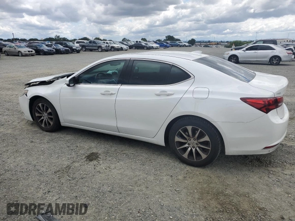 2016 Acura TLX with VIN 19UUB1F31GA003854, listed as a Copart auction lot 56863175 with 82,244 mi miles and Salvage title. Bid and sale history available at DreamBid. Image 2.