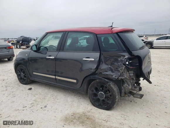 2017 FIAT 500L Trekking with VIN ZFBCFADH1HZ039756, listed as a Copart auction lot 46521485 with 42,395 mi miles and Salvage Title. Bid and sale history available at carsss.com. Image 2.