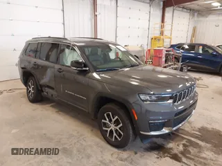 2025 Jeep Grand Cherokee Limited with VIN 1C4RJKBG6S8675253, listed as a IAAI auction lot 42503091 with 4,975 mi miles and . Bid and sale history available at DreamBid. Image 1.