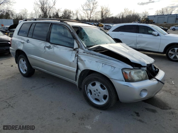 2004 Toyota Highlander with VIN JTEEP21A840064681, listed as a Copart auction lot 49852015 with 203,189 mi miles and Salvage Title. Bid and sale history available at carsss.com. Image 4.