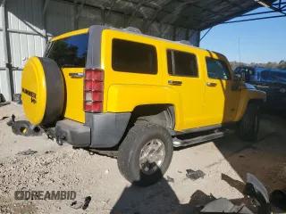 2006 Hummer H3 with VIN 5GTDN136568163593, listed as a Copart auction lot 88664575 with 128,171 mi miles and Salvage Title. Bid and sale history available at DreamBid. Image 3.