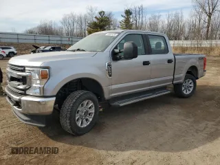 2021 Ford Super Duty F-250 SRW XL with VIN 1FT7W2B69MEC05271, listed as a Copart auction lot 48461235 with 55,121 mi miles and Salvage Title. Bid and sale history available at carsss.com. Image 1.