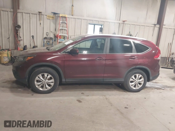 2013 Honda CR-V EX-L with VIN 5J6RM4H76DL072808, listed as a IAAI auction lot 42589020 with 89,038 mi miles and . Bid and sale history available at DreamBid. Image 14.