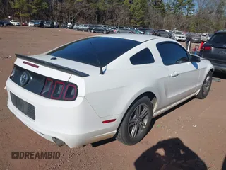 2013 Ford Mustang V6 with VIN 1ZVBP8AM5D5233866, listed as a IAAI auction lot 41418360 with 268,678 mi miles. Bid and sale history available at carsss.com. Image 4.