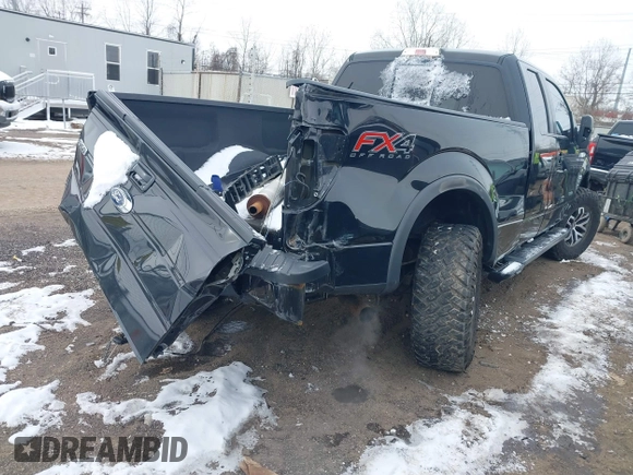 2012 Ford F-150 XL with VIN 1FTFX1ET9CFD01043, listed as a IAAI auction lot 41574319 with 87,573 mi miles. Bid and sale history available at carsss.com. Image 4.