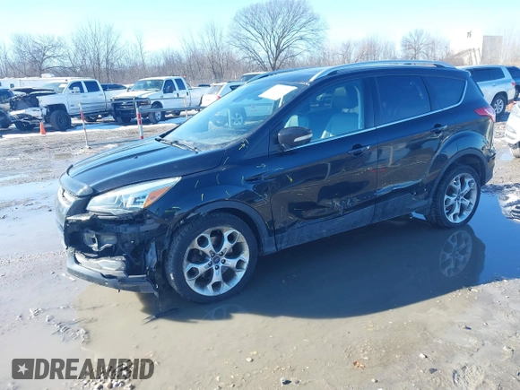 2015 Ford Escape Titanium with VIN 1FMCU9J91FUC68152, listed as a IAAI auction lot 41620725 with 195,122 mi miles. Bid and sale history available at carsss.com. Image 2.