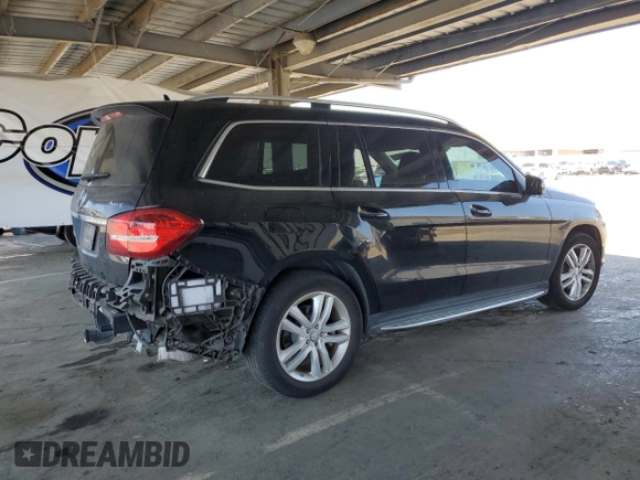 2017 Mercedes-Benz GLS 450 with VIN 4JGDF6EE2HA857803, listed as a Copart auction lot 63474225 with 83,823 mi miles and Salvage title. Bid and sale history available at DreamBid. Image 3.