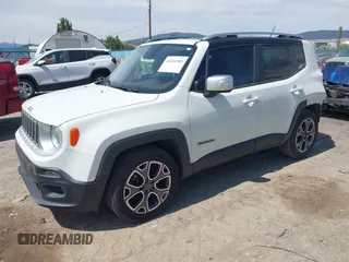 2016 Jeep Renegade Limited с VIN ZACCJADT4GPC89599, выставлен на аукционе IAAI как лот 42464981 с пробегом 154 272 миль миль и . История ставок и продаж доступна на DreamBid. Изображение 2.