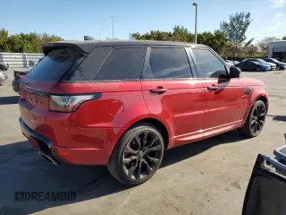 2021 Land Rover Range Rover Sport HST with VIN SALWS2RU6MA758617, listed as a Copart auction lot 48949255 with 58,770 mi miles and Non Repairable. Bid and sale history available at carsss.com. Image 3.