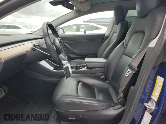 2018 Tesla Model 3 Long Range Battery with VIN 5YJ3E1EA3JF024835, listed as a Copart auction lot 53510345 with 197,560 mi miles and Salvage Title. Bid and sale history available at DreamBid. Image 7.