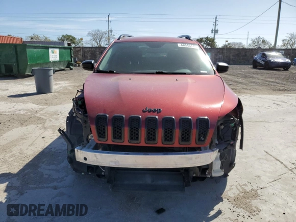 2017 Jeep Cherokee Altitude with VIN 1C4PJLAB6HW559977, listed as a Copart auction lot 48045115 with 126,367 mi miles and Salvage title. Bid and sale history available at DreamBid. Image 5.
