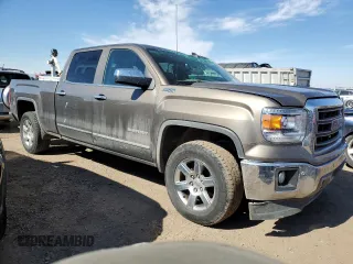 2015 GMC Sierra 1500 SLT with VIN 3GTU2VEJ7FG239592, listed as a Copart auction lot 47997515 with 80,889 mi miles and Salvage Title. Bid and sale history available at DreamBid. Image 4.
