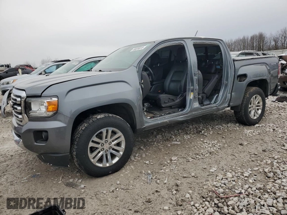 2019 GMC Canyon 4WD SLT with VIN 1GTG6DEN2K1313878, listed as a Copart auction lot 48028915 with 82,041 mi miles and Clean Title. Bid and sale history available at carsss.com. Image 1.