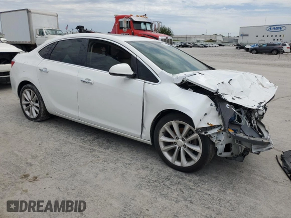 2013 Buick Verano Group with VIN 1G4PS5SK4D4115523, listed as a Copart auction lot 57321675 with 130,735 mi miles and Salvage title. Bid and sale history available at DreamBid. Image 4.