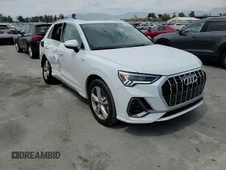 2022 Audi Q3 S line Premium Plus with VIN WA1EECF35N1084418, listed as a Copart auction lot 52442845 with 23,701 mi miles and Salvage Title. Bid and sale history available at carsss.com. Image 11.