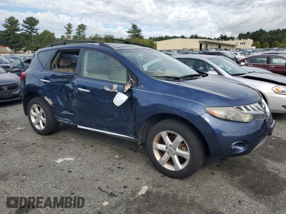 2010 Nissan Murano S with VIN JN8AZ1MU1AW000217, listed as a Copart auction lot 73168594 with 156,643 mi miles and Salvage Title. Bid and sale history available at carsss.com. Image 4.