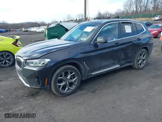 2024 BMW X3 xDrive30i with VIN WBX57DP08RN253956, listed as a IAAI auction lot 41679381 with 10,347 mi miles. Bid and sale history available at carsss.com. Image 2.