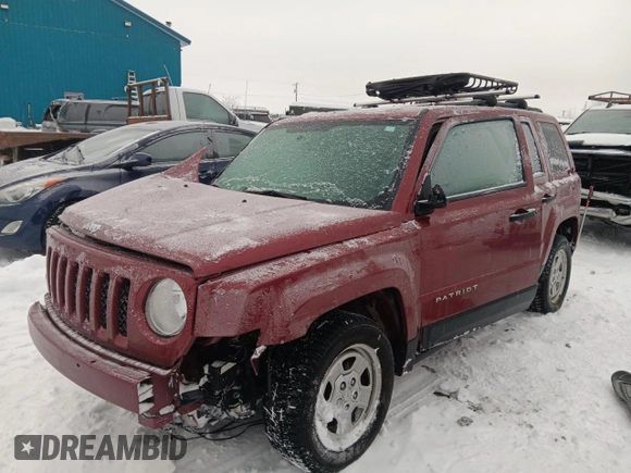 2013 Jeep Patriot Sport with VIN 1C4NJPBA3DD283249, listed as a Copart auction lot 44080475 with Not Provided miles and Salvage Title. Bid and sale history available at carsss.com. Image 1.
