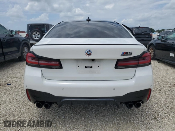 2023 BMW M5 with VIN WBS83CH05PCL80275, listed as a Copart auction lot 67145384 with 39,043 mi miles and Salvage Title. Bid and sale history available at carsss.com. Image 6.