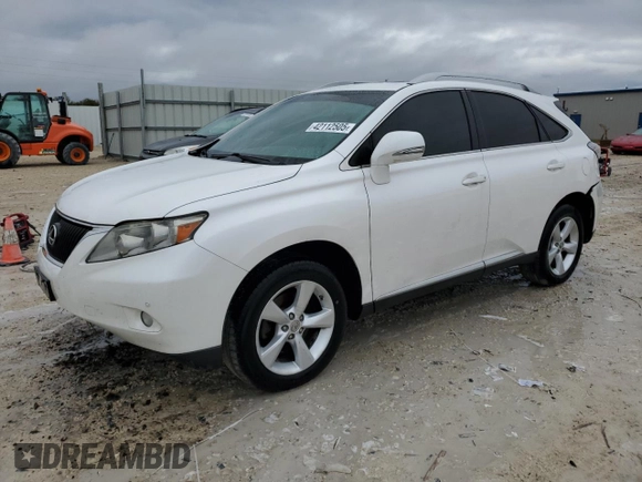 2011 Lexus RX 350 with VIN 2T2BK1BA3BC110897, listed as a Copart auction lot 42112505 with 168,583 mi miles and Salvage Title. Bid and sale history available at DreamBid. Image 1.