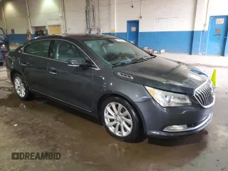 2015 Buick LaCrosse Leather with VIN 1G4GB5G3XFF120380, listed as a Copart auction lot 52153435 with 189,444 mi miles and Salvage Title. Bid and sale history available at DreamBid. Image 4.