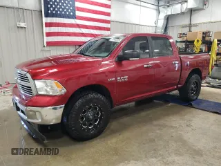 2015 Ram 1500 Big Horn z VIN 1C6RR7LT9FS757348, wystawiony jako Copart lot #49048355 z przebiegiem 133 588 mil mil oraz Czysty tytuł • Clean title. Historia ofert i sprzedaży dostępna na DreamBid. Obrazek 1.