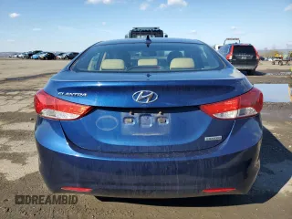 2013 Hyundai Elantra Limited with VIN KMHDH4AEXDU697201, listed as a Copart auction lot 50235345 with 67,411 mi miles and Salvage Title. Bid and sale history available at carsss.com. Image 6.