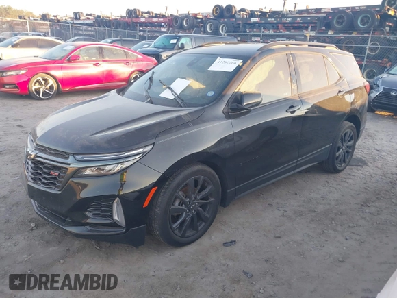 2023 Chevrolet Equinox RS with VIN 3GNAXMEG5PL144872, listed as a IAAI auction lot 41282266 with 48,323 mi miles. Bid and sale history available at carsss.com. Image 16.
