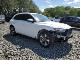2024 Audi Q5 Premium with VIN WA1ABAFY2R2150639, listed as a Copart auction lot 57469535 with 6,557 mi miles and Salvage title. Bid and sale history available at DreamBid. Image 4.