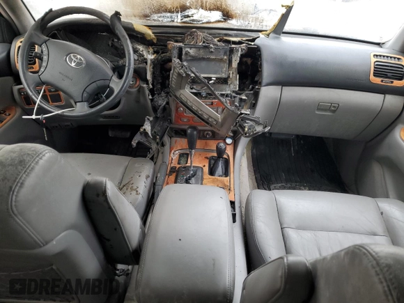 2003 Toyota Land Cruiser with VIN JTEHT05J932048998, listed as a Copart auction lot 88361125 with 0 mi miles and Salvage Title. Bid and sale history available at carsss.com. Image 8.