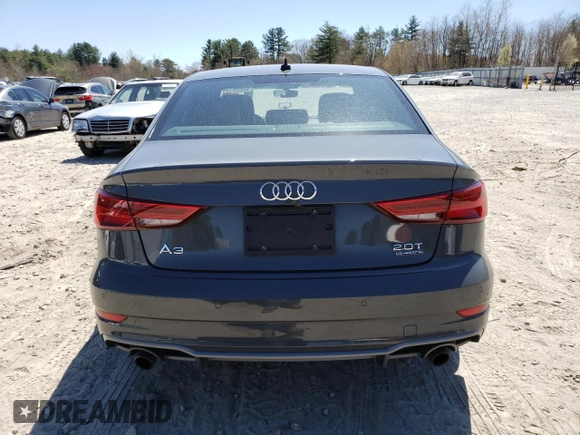 2018 Audi A3 Sedan Premium Plus with VIN WAUJ8GFF4J1012145, listed as a Copart auction lot 52638154 with 72,270 mi miles. Bid and sale history available at carsss.com. Image 6.