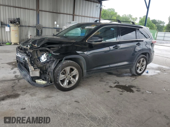 2015 Toyota Highlander Limited with VIN 5TDYKRFHXFS069668, listed as a Copart auction lot 57432665 with 272,966 mi miles and Salvage title. Bid and sale history available at DreamBid. Image 1.