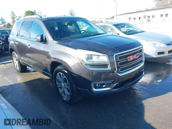 2016 GMC Acadia SLT with VIN 1GKKRRKD9GJ277158, listed as a IAAI auction lot 41581612 with 140,026 mi miles. Bid and sale history available at carsss.com. Image 1.