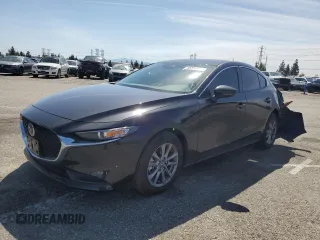 2025 Mazda 3 S with VIN 3MZBPAAM0SM453639, listed as a Copart auction lot 48355455 with 3,589 mi miles and Salvage Title. Bid and sale history available at DreamBid. Image 1.