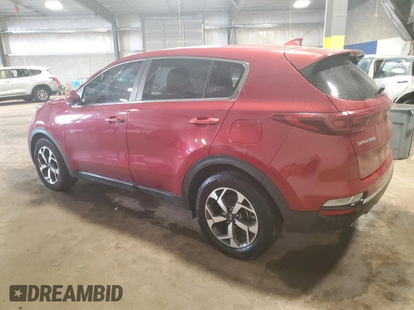 2020 Kia Sportage LX with VIN KNDPM3ACXL7725095, listed as a Copart auction lot 51102965 with 28,759 mi miles and Salvage Title. Bid and sale history available at carsss.com. Image 2.