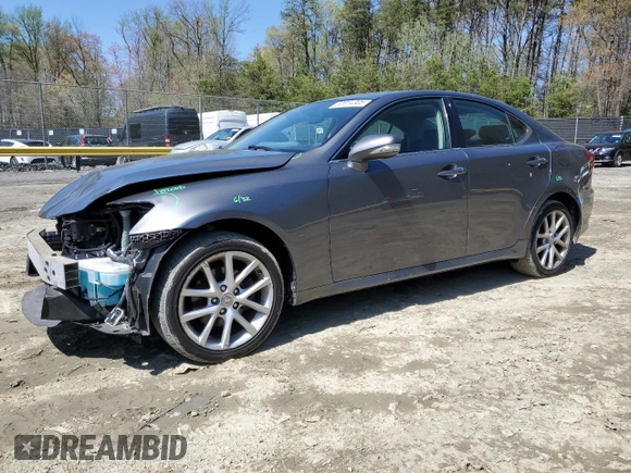 2013 Lexus IS 250 with VIN JTHCF5C25D2036068, listed as a Copart auction lot 52014305 with 130,819 mi miles and Salvage Title. Bid and sale history available at carsss.com. Image 1.