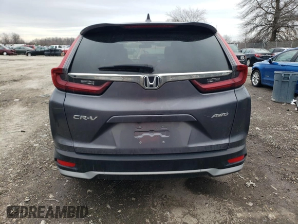 2020 Honda CR-V EX with VIN 5J6RW2H5XLL045168, listed as a Copart auction lot 47602645 with 101,791 mi miles and Salvage Title. Bid and sale history available at carsss.com. Image 6.