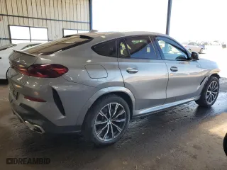 2025 BMW X6 xDrive40i with VIN 5UX33EX06S9X36591, listed as a Copart auction lot 53848375 with 20,746 mi miles and Clean Title. Bid and sale history available at carsss.com. Image 3.