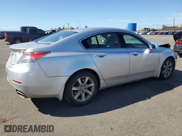 2012 Acura TL Tech Auto with VIN 19UUA8F5XCA013161, listed as a Copart auction lot 89212515 with 204,074 mi miles and Salvage Title. Bid and sale history available at carsss.com. Image 3.
