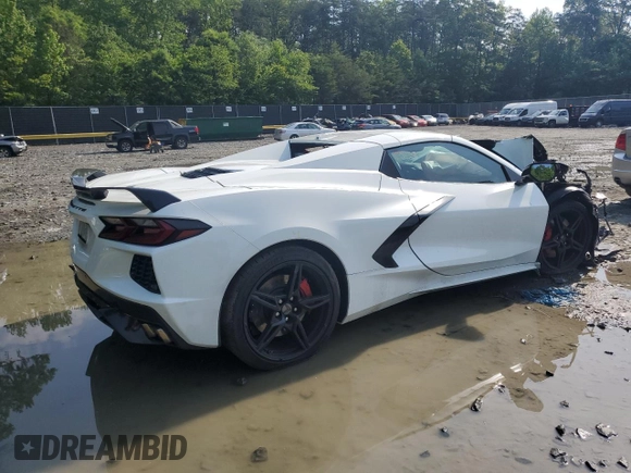 2023 Chevrolet Corvette 3LT с VIN 1G1YC3D47P5127570, выставлен на аукционе Copart как лот 57213835 с пробегом Не указан миль и Списание • Salvage title. История ставок и продаж доступна на DreamBid. Изображение 3.