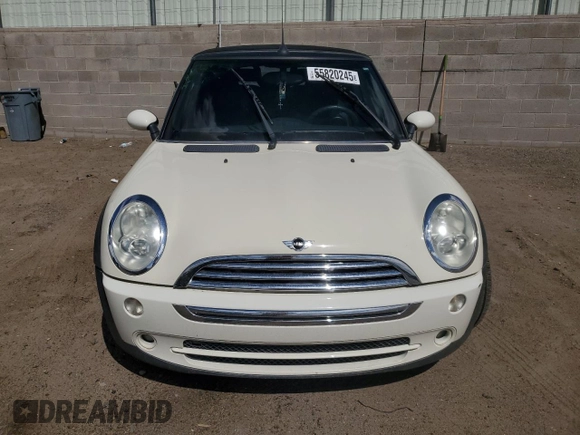 2008 MINI Convertible с VIN WMWRF33538TG18650, выставлен на аукционе Copart как лот 55820245 с пробегом 100 980 миль миль и Списание • Salvage title. История ставок и продаж доступна на DreamBid. Изображение 5.