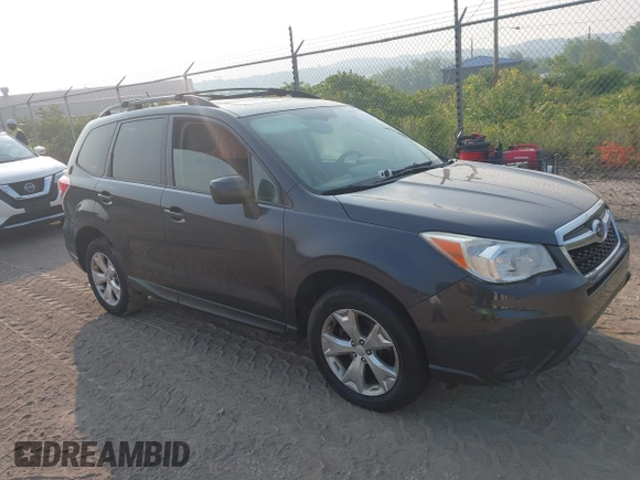 2014 Subaru Forester Premium z VIN JF2SJAEC4EH467916, wystawiony jako IAAI lot #42417753 z przebiegiem 105 849 mil mil oraz . Historia ofert i sprzedaży dostępna na DreamBid. Obrazek 1.