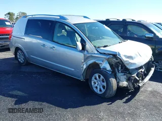 2008 Nissan Quest S z VIN 5N1BV28U08N119948, wystawiony jako IAAI lot #41738626 z przebiegiem 245 623 mil mil oraz . Historia ofert i sprzedaży dostępna na DreamBid. Obrazek 1.