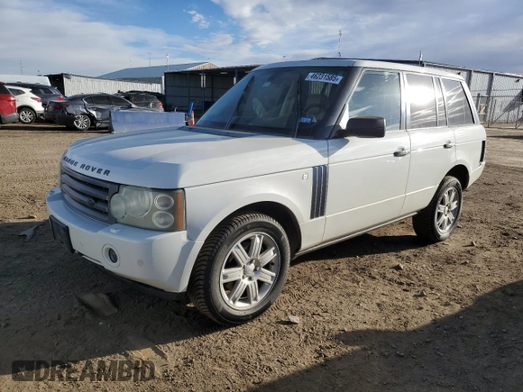 2008 Land Rover Range Rover HSE with VIN SALMF154X8A267890, listed as a Copart auction lot 46231585 with 186,558 mi miles and Clean Title. Bid and sale history available at DreamBid. Image 1.