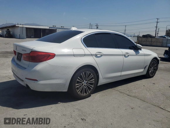 2020 BMW 5 Series 530e with VIN WBAJA9C07LCD42789, listed as a Copart auction lot 52234345 with Not Provided miles and Salvage Title. Bid and sale history available at DreamBid. Image 3.