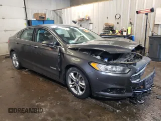 2016 Ford Fusion Titanium Hybrid with VIN 3FA6P0RU4GR356866, listed as a Copart auction lot 43273895 with 73,188 mi miles and Salvage Title. Bid and sale history available at carsss.com. Image 4.