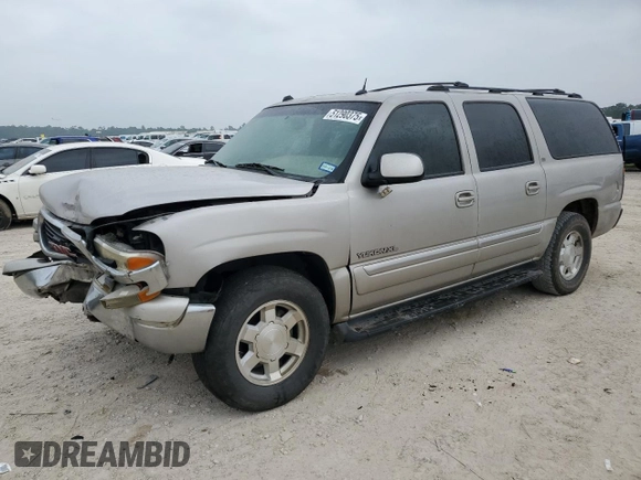 2005 GMC Yukon XL SLT with VIN 1GKEC16Z45J217761, listed as a Copart auction lot 51290375 with 204,236 mi miles and Salvage Title. Bid and sale history available at carsss.com. Image 1.