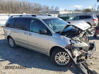 2008 Toyota Sienna CE with VIN 5TDZK23C48S145103, listed as a Copart auction lot 50456245 with 236,277 mi miles and Salvage Title. Bid and sale history available at carsss.com. Image 4.
