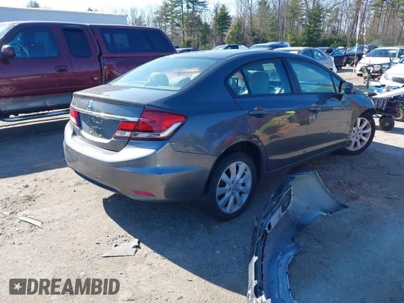 2013 Honda Civic LX with VIN 2HGFB2F52DH596556, listed as a IAAI auction lot 42054070 with 129,721 mi miles and . Bid and sale history available at DreamBid. Image 4.